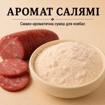 Аромат салямі &mdash; ароматична суміш зі смаком салямі, призначена для використання у професійному харчовому та м&rsquo;ясопереробному виробн ARS 0007 фото