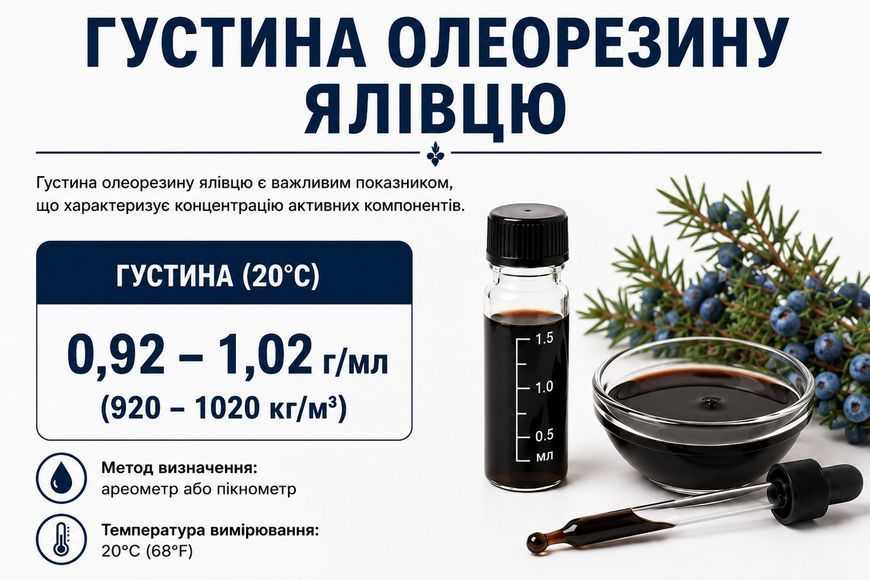 Олеорезин "Ялівцю 15% OS" &mdash; натуральний екстракт (концентрат) для надання смаку, аромату та кольору харчовим продуктам. OLI1030 фото